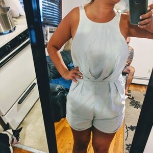 BCBG Demin Romper - open back